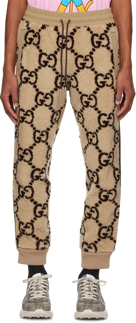 gucci fuzzy sweatpants